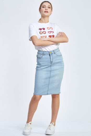 חצאית 10 - לבן